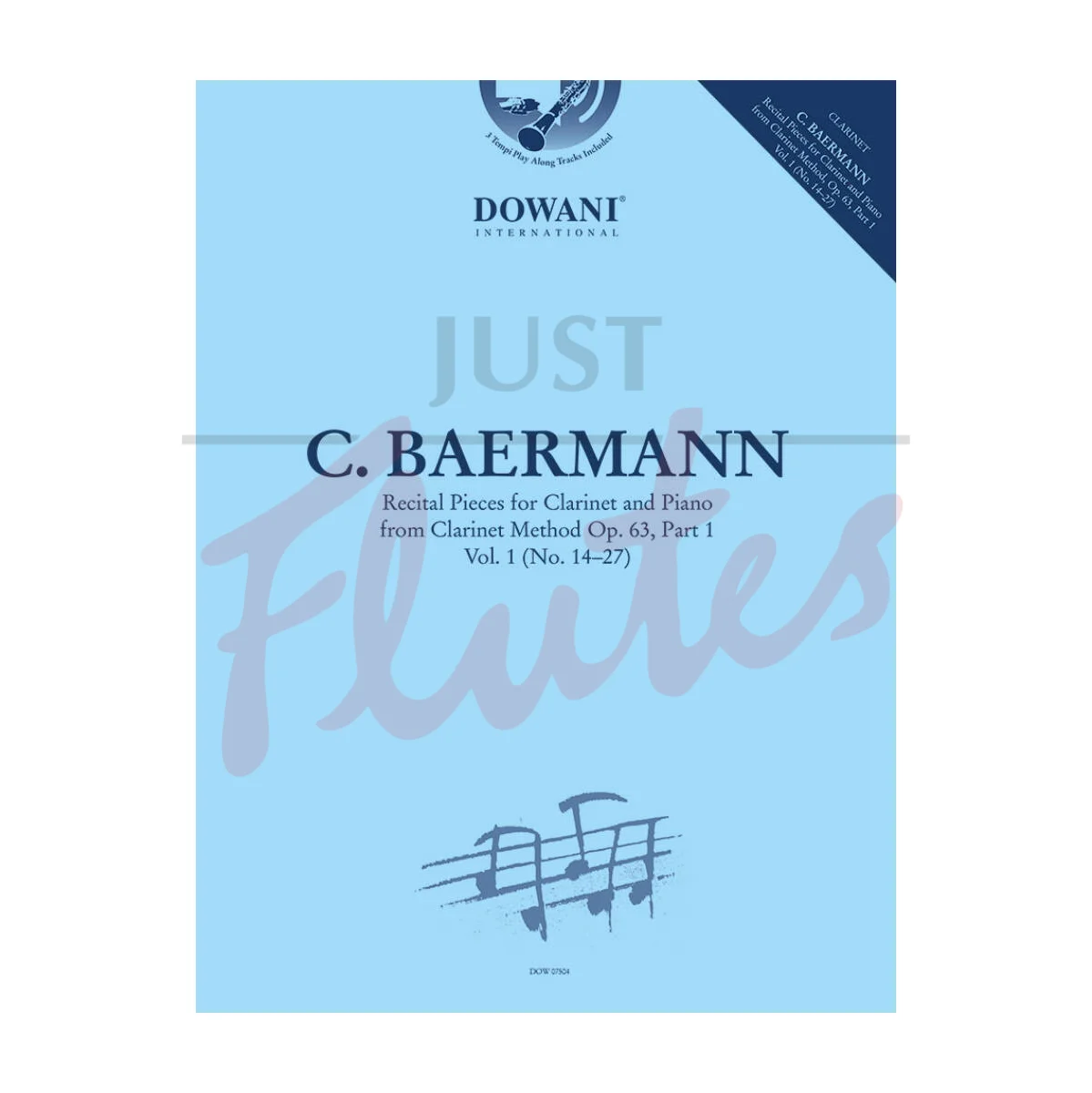 Recital Pieces for Clarinet and Piano from Clarinet Method Op. 63, Part 1 Vol. 1 (No. 14-27)