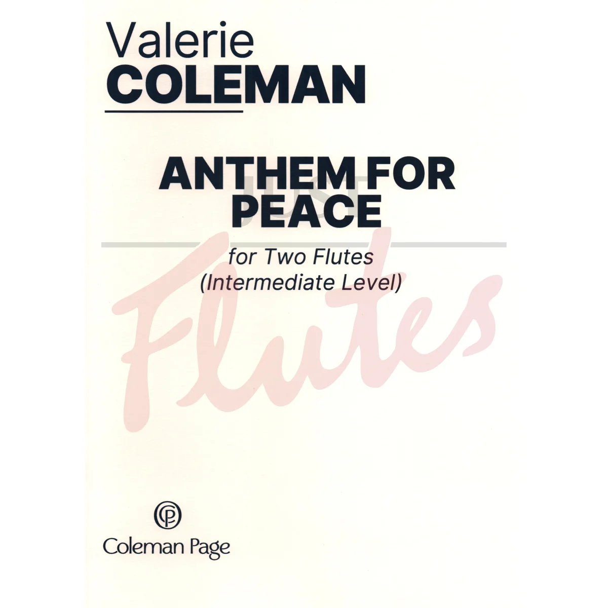 Anthem for Peace for Two Flutes