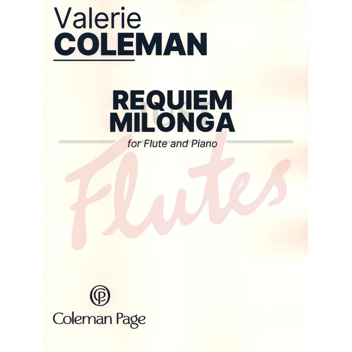 Requiem Milonga for Flute and Piano