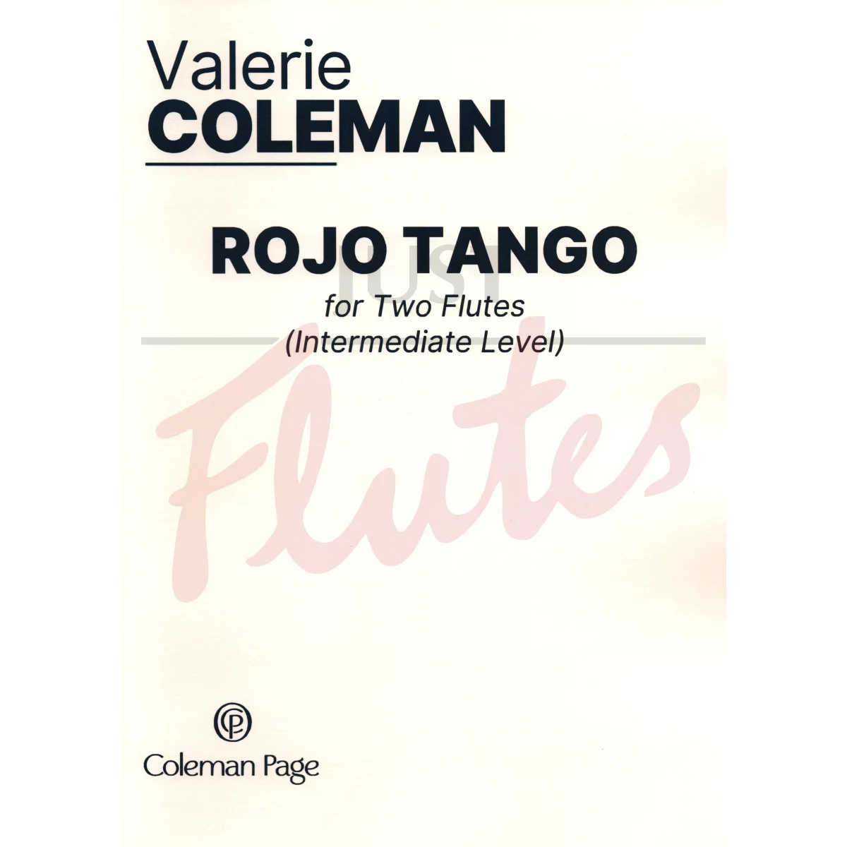 Rojo Tango for Two Flutes