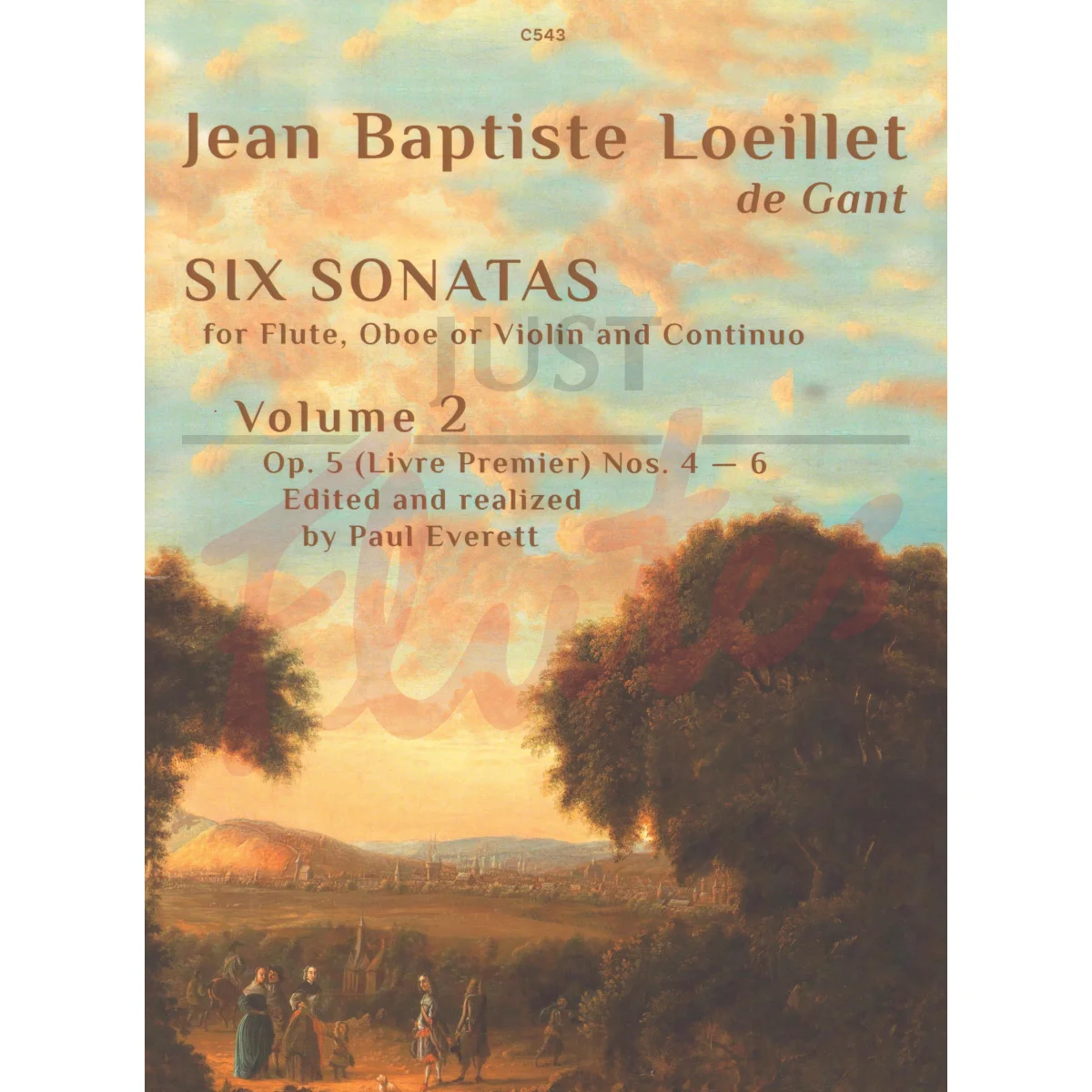 Six Sonatas for Flute/Oboe/Violin and Basso Continuo