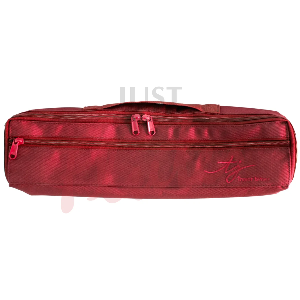 Trevor James 3502CRD Nylon C-foot Flute Case Cover, Red