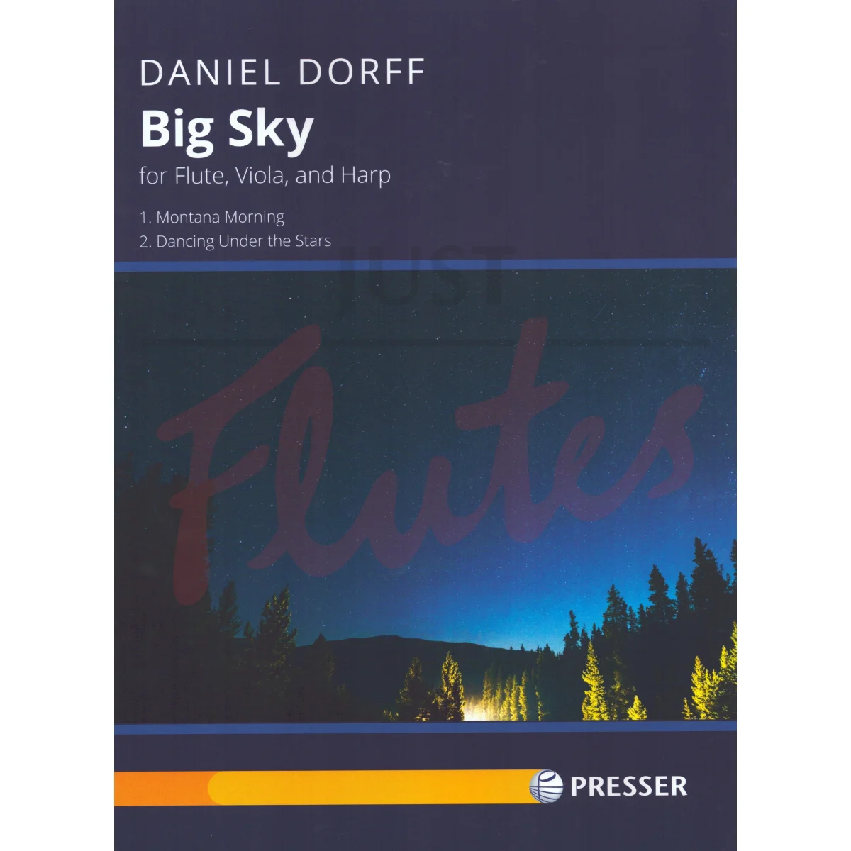 Big Sky for Flute, Viola and Harp