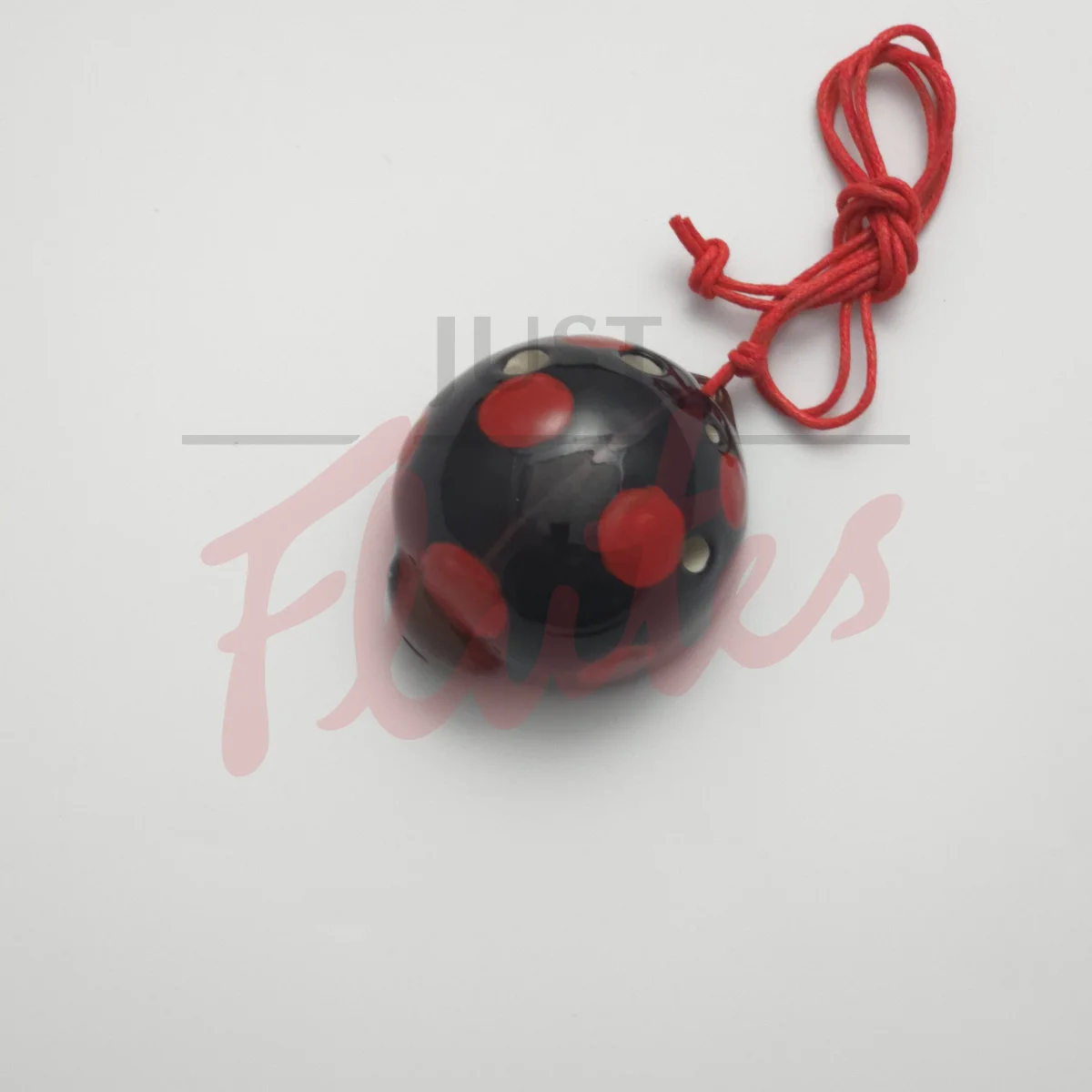 Stein 4-hole Pendant Ocarina, Ladybird