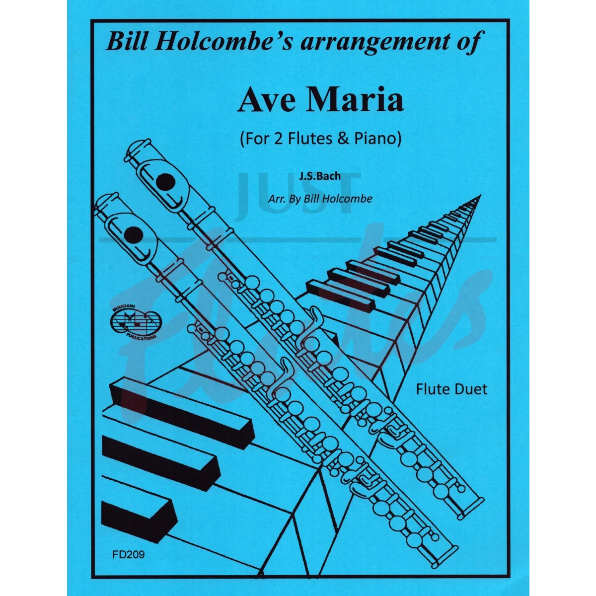 Ave Maria for Two Flutes and Piano