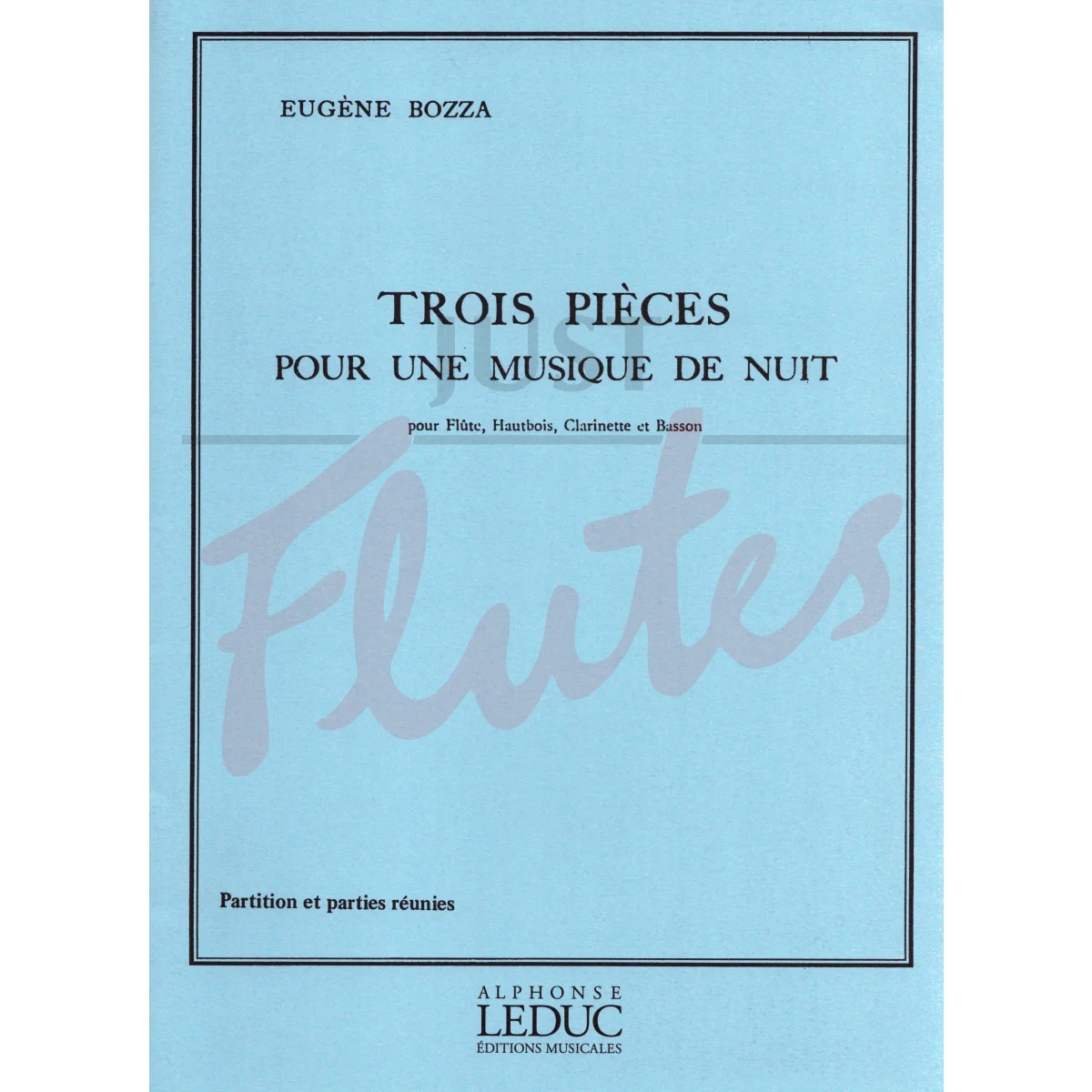 Trois Pièces pour Une Musique de Nuit for Woodwind Quartet