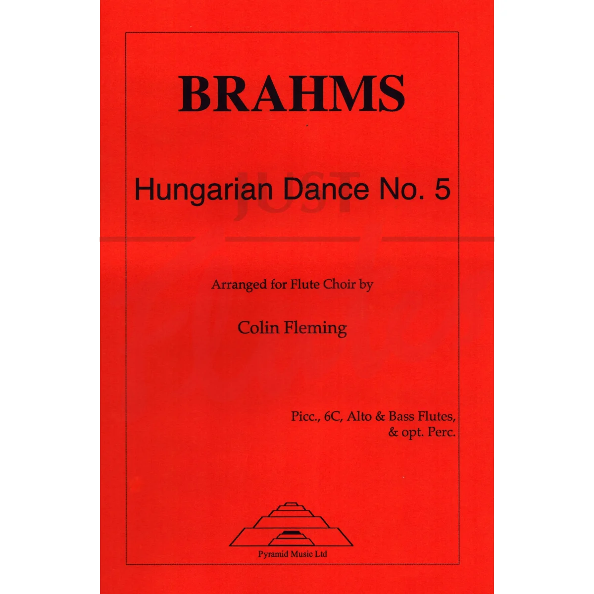 Hungarian Dance No. 5 for Flute Choir