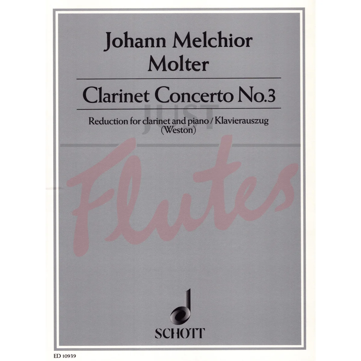 Concerto No. 3 in B flat major for Clarinet and Piano