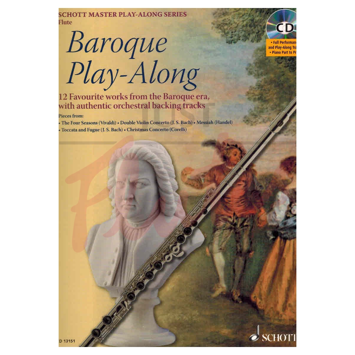 Baroque Play Along With Accompanying Cd Just Flutes