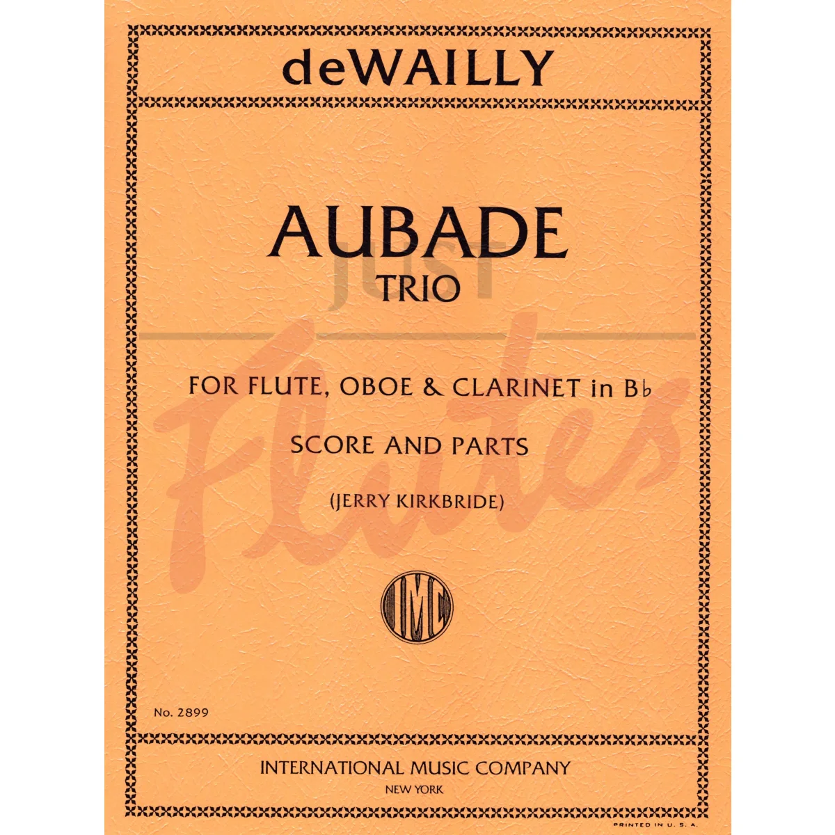 Aubade for Flute, Oboe, and Bb Clarinet