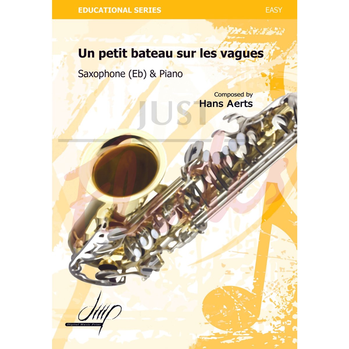 Un petit bateau sur les vagues for Alto Saxophone and Piano