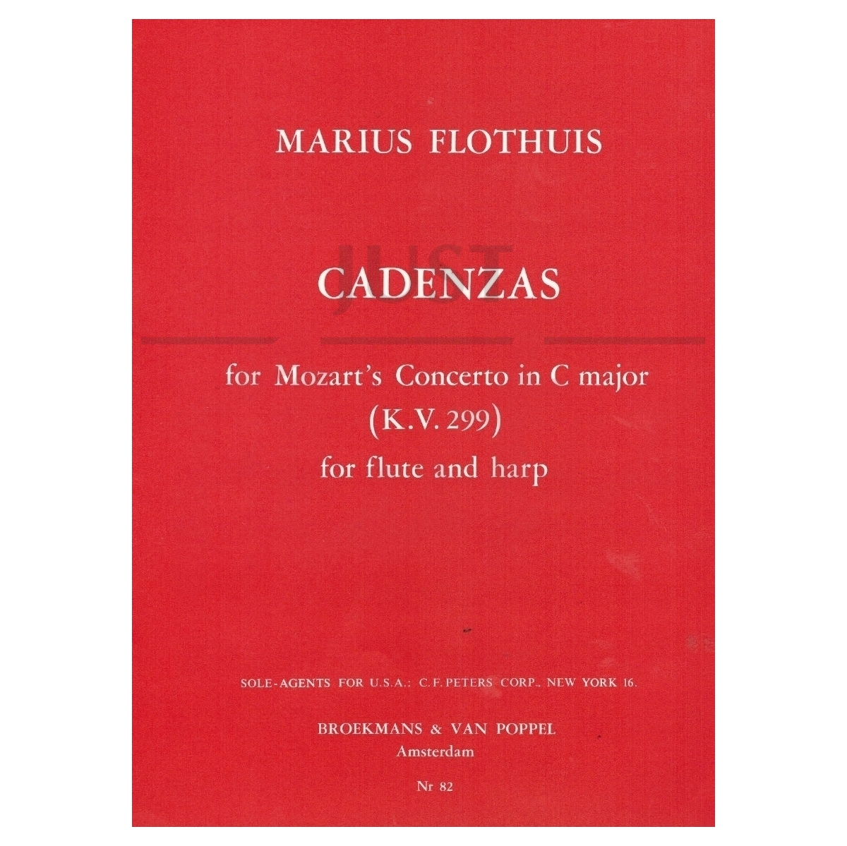 Wolfgang Amadeus Mozart: Cadenzas for Flute and Harp Concerto in C