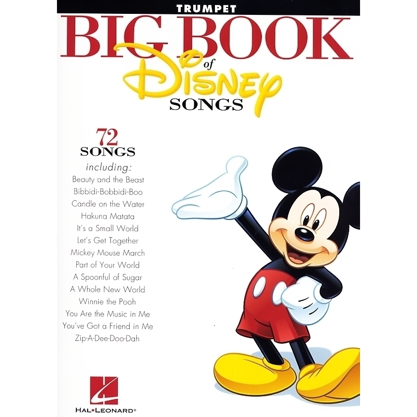 Disney Big Book Of Disney Songs Trumpet Just Flutes