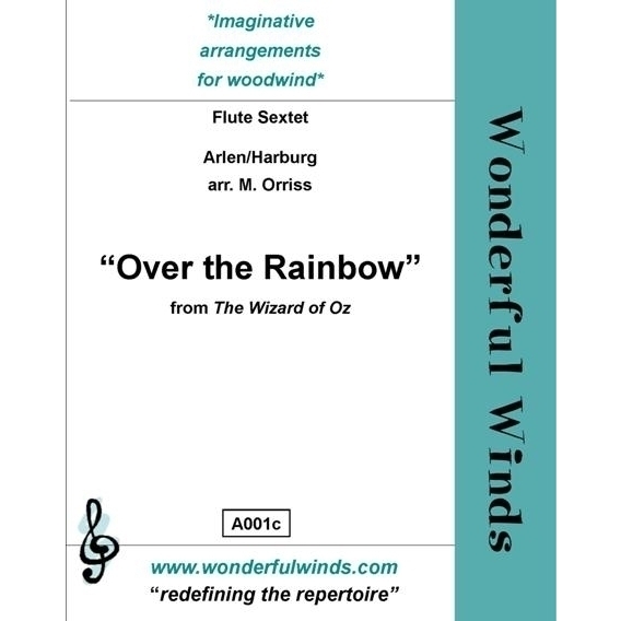 Over the Rainbow for Flute Sextet - H. Arlen. Just Flutes