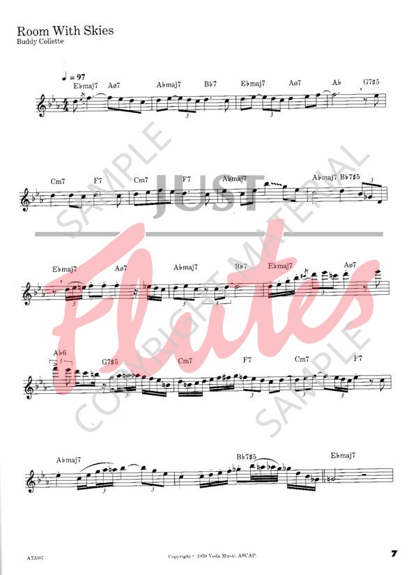 Compilation Solos For Jazz Flute Just Flutes London 