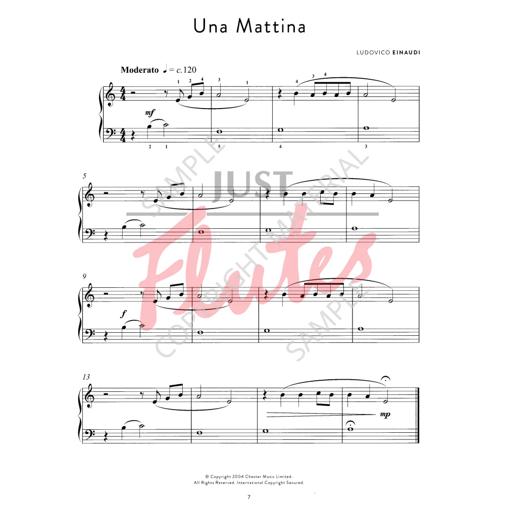 Chester Music Ludovico Einaudi: Graded Pieces For Piano