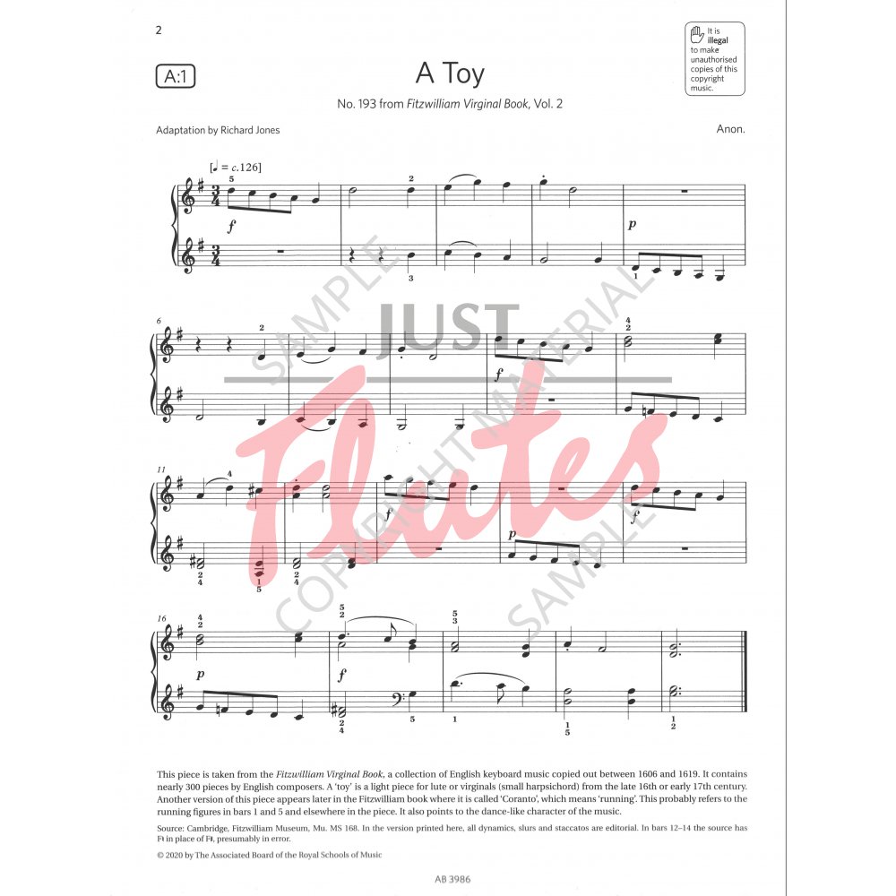 A deals toy abrsm