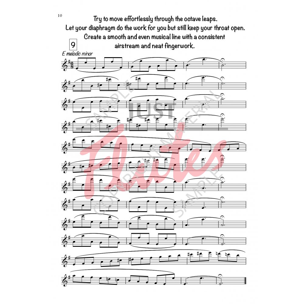 Joss Campbell: Flute Warm Ups Book 6. Just Flutes, London