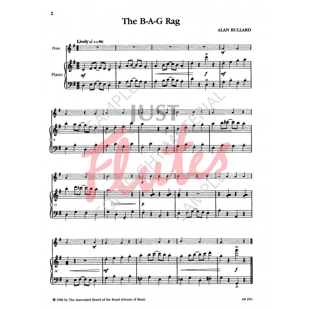 royals flute sheet music