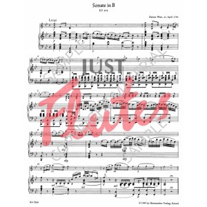 mozart sonata in b flat major k 454